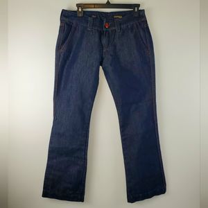 #62Express Stella Boot Leg Dark Denim Blue Jeans Size 6 women's